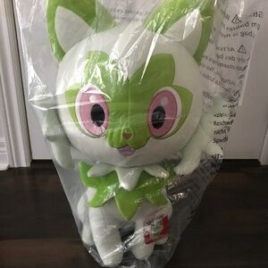 NEW 24" Official Pokemon Sprigatito Plush Large Size Soft Jazwares